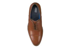 Johnston & Murphy Mens Stockton Cap Toe Oxford - Dark Tan 12 Johnston & Murphy Mens Stockton Cap Toe Oxford - Dark Tan -Fami Shoes Sales US 01 502049 05
