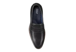 Johnston & Murphy Mens Stockton Penny Loafer Oxford - Black -Fami Shoes Sales US 01 502050 05