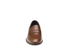 Johnston & Murphy Mens Stockton Penny Loafer Oxford - Dark Tan 9 Johnston & Murphy Mens Stockton Penny Loafer Oxford - Dark Tan -Fami Shoes Sales US 01 502051 02