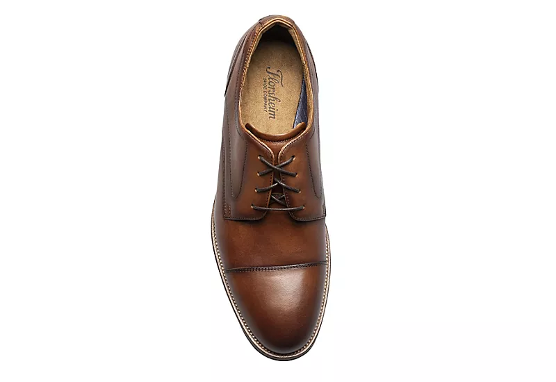 Florsheim Mens Rucci Cap Toe Oxford - Cognac 6 Florsheim Mens Rucci Cap Toe Oxford - Cognac - Image 6