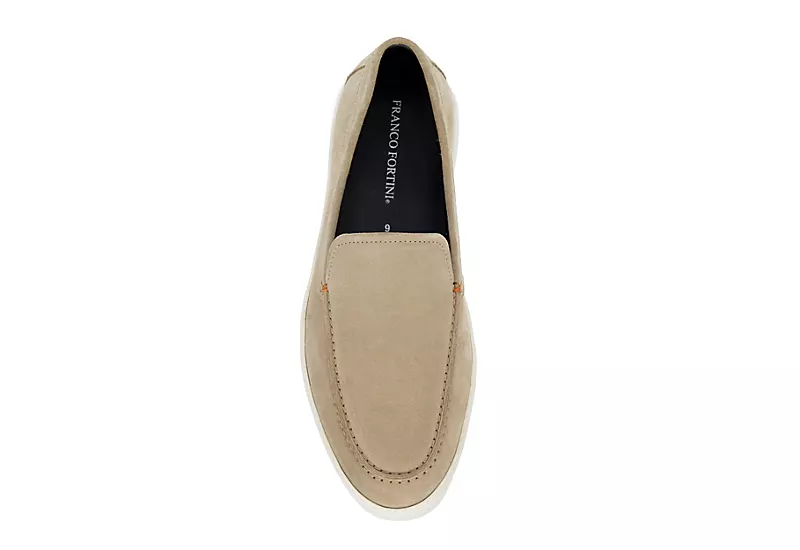 Franco Fortini Mens Conner Slip On Loafer Oxford - Taupe 6 Franco Fortini Mens Conner Slip On Loafer Oxford - Taupe - Image 6