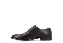 Vance Co Mens Atticus Cap Toe Double Monk Strap Oxford - Brown 10 Vance Co Mens Atticus Cap Toe Double Monk Strap Oxford - Brown -Fami Shoes Sales US 01 502465 03