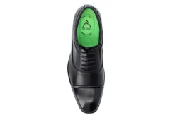 Vance Co Mens Bradley Cap Toe Oxford - Black -Fami Shoes Sales US 01 502470 05