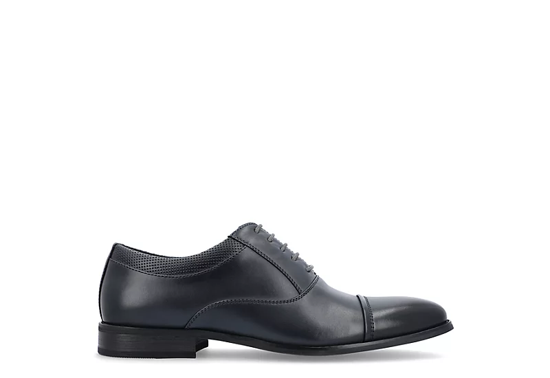 Vance Co Mens Bradley Cap Toe Oxford - Grey 2 Vance Co Mens Bradley Cap Toe Oxford - Grey - Image 2