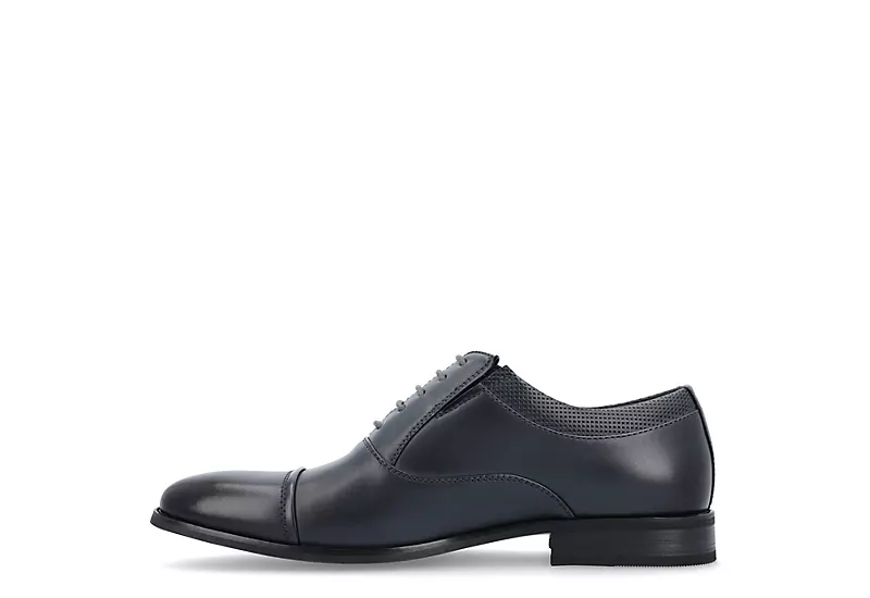 Vance Co Mens Bradley Cap Toe Oxford - Grey 4 Vance Co Mens Bradley Cap Toe Oxford - Grey - Image 4