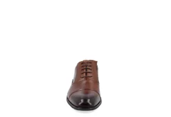 Vance Co Mens Bradley Cap Toe Oxford - Tan 9 Vance Co Mens Bradley Cap Toe Oxford - Tan -Fami Shoes Sales US 01 502472 02