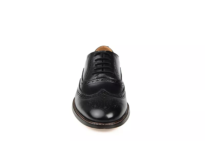 Thomas & Vine Mens Franklin Wingtip Oxford - Black 3 Thomas & Vine Mens Franklin Wingtip Oxford - Black - Image 3