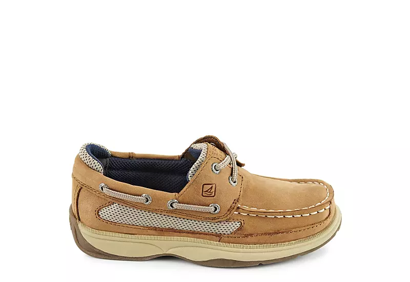 Sperry Boys Lanyard Boat Shoe - Tan 2 Sperry Boys Lanyard Boat Shoe - Tan - Image 2
