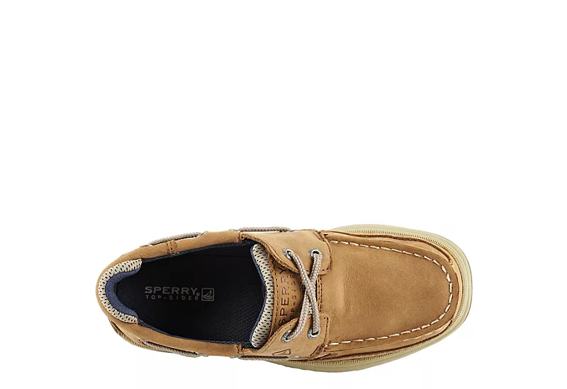 Sperry Boys Lanyard Boat Shoe - Tan 6 Sperry Boys Lanyard Boat Shoe - Tan - Image 6