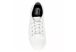 Keds Girls Kickstart Sneaker - White -Fami Shoes Sales US 01 531365 05