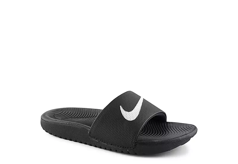 Nike Boys Kawa Slide Sandal - Black 1 Nike Boys Kawa Slide Sandal - Black