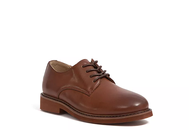 Deer Stags Boys Denny Oxford - Dark Brown 1 Deer Stags Boys Denny Oxford - Dark Brown