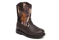 Deer Stags Boys Tour Western Boot - Camo