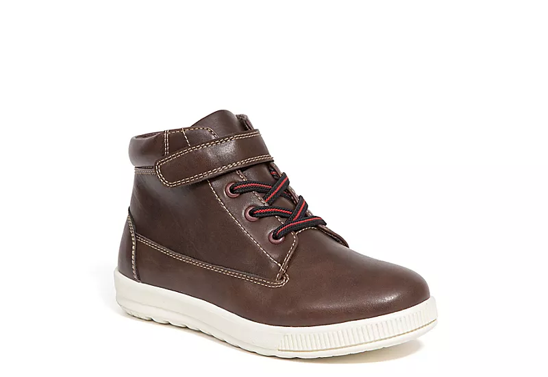 Deer Stags Boys Niles Lace-up Boot - Dark Brown 1 Deer Stags Boys Niles Lace-up Boot - Dark Brown
