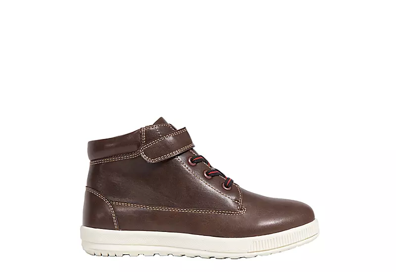 Deer Stags Boys Niles Lace-up Boot - Dark Brown 2 Deer Stags Boys Niles Lace-up Boot - Dark Brown - Image 2