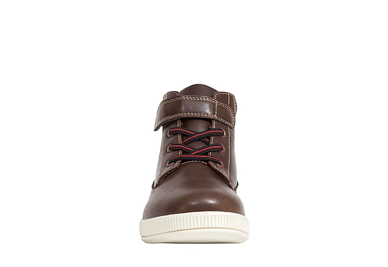 Deer Stags Boys Niles Lace-up Boot - Dark Brown 3 Deer Stags Boys Niles Lace-up Boot - Dark Brown - Image 3