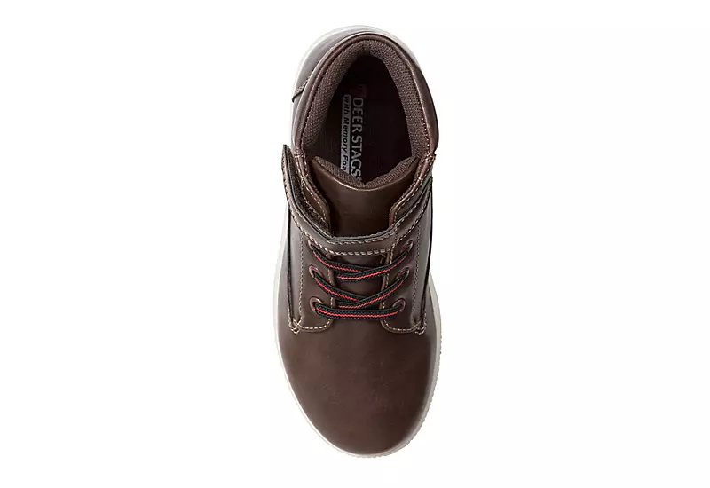 Deer Stags Boys Niles Lace-up Boot - Dark Brown 6 Deer Stags Boys Niles Lace-up Boot - Dark Brown - Image 6