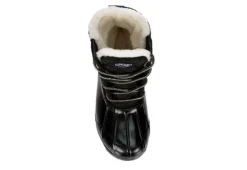 Sperry Girls Port Boot Rain Boot - Black -Fami Shoes Sales US 01 701397 05