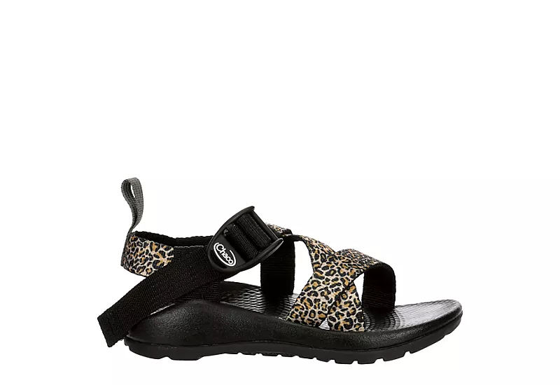 Chaco Girls Z1 Ecotread Outdoor Sandal - Leopard 2 Chaco Girls Z1 Ecotread Outdoor Sandal - Leopard - Image 2