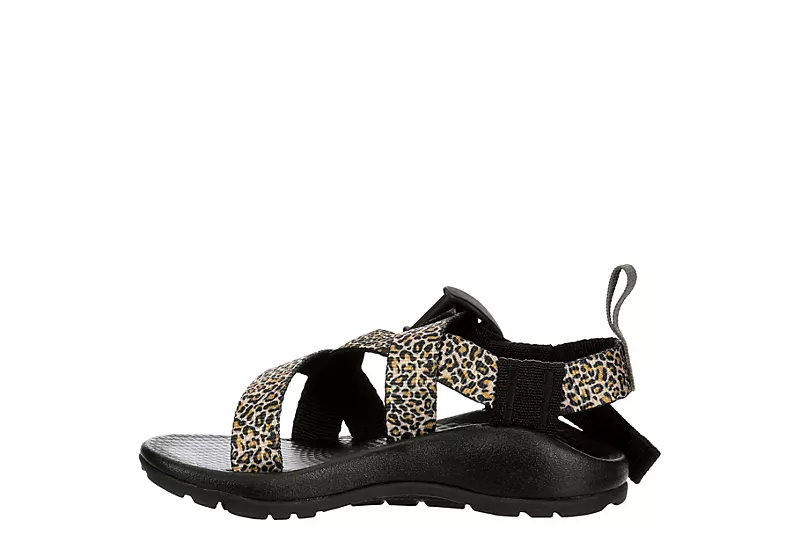 Chaco Girls Z1 Ecotread Outdoor Sandal - Leopard 4 Chaco Girls Z1 Ecotread Outdoor Sandal - Leopard - Image 4