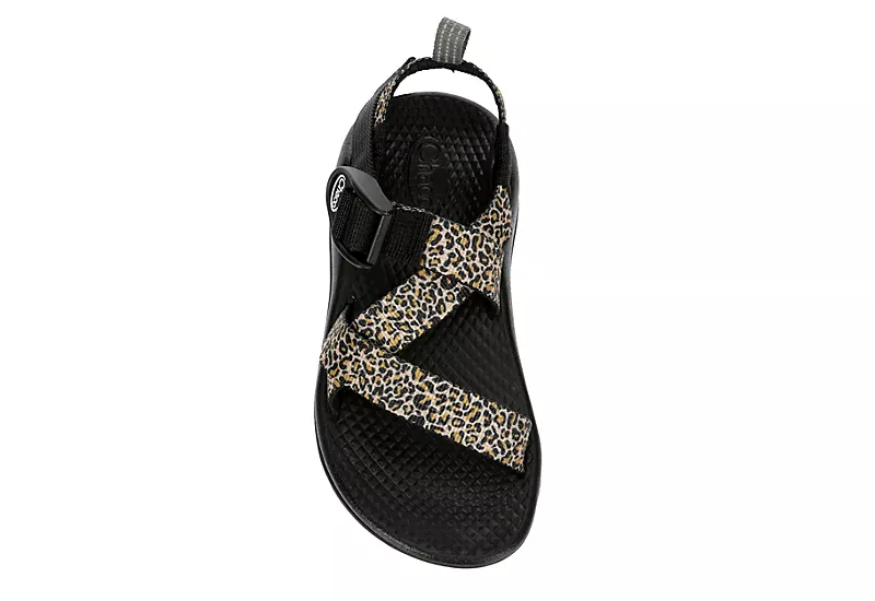 Chaco Girls Z1 Ecotread Outdoor Sandal - Leopard 6 Chaco Girls Z1 Ecotread Outdoor Sandal - Leopard - Image 6
