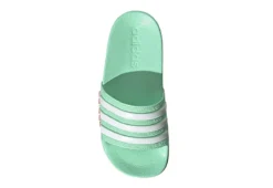Adidas Girls Adilette Slide Sandal - Mint 10 Adidas Girls Adilette Slide Sandal - Mint -Fami Shoes Sales US 01 702040 03