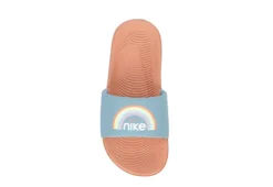 Nike Girls Kawa Slide Sandal - Blue 12 Nike Girls Kawa Slide Sandal - Blue -Fami Shoes Sales US 01 702147 05