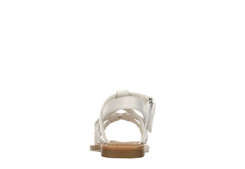 Cupcake Couture Girls Infant Sugarfly Sandal - White 5 Cupcake Couture Girls Infant Sugarfly Sandal - White - Image 5
