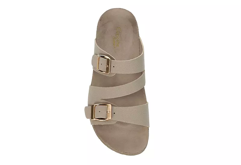 Cupcake Couture Girls Willow Footbed Sandal - Tan 6 Cupcake Couture Girls Willow Footbed Sandal - Tan - Image 6