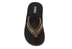 West Harris Boys Cove Flip Flop Sandal - Brown -Fami Shoes Sales US 01 702213 05