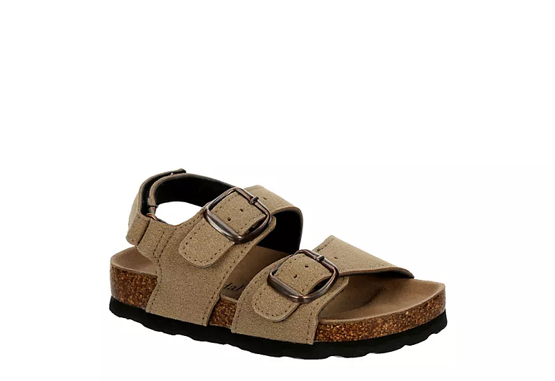 Bjorndal Boys Infant Rawley Footbed Sandal - Tan 1 Bjorndal Boys Infant Rawley Footbed Sandal - Tan