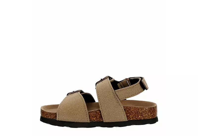 Bjorndal Boys Infant Rawley Footbed Sandal - Tan 4 Bjorndal Boys Infant Rawley Footbed Sandal - Tan - Image 4