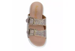 Sophie17 Girls Jifa Footbed Sandal - Rose Gold -Fami Shoes Sales US 01 702276 05