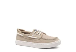 Sperry Boys Sea Ketch Washable Boat Shoe - Khaki