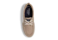 Sperry Boys Sea Ketch Washable Boat Shoe - Khaki -Fami Shoes Sales US 01 702376 02