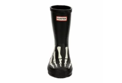 Hunter Boots Llc Boys Infant First Classic Skeleton Print Rain Boot - Black -Fami Shoes Sales US 01 702388 02