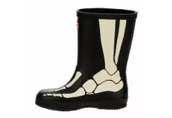 Hunter Boots Llc Boys Infant First Classic Skeleton Print Rain Boot - Black -Fami Shoes Sales US 01 702388 03