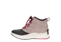 Sorel Girls Out And About Classic Lace-up Boot - Purple -Fami Shoes Sales US 01 702408 03