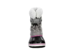 Sorel Girls Infant Pac Nylon Wp Snow Boot - Grey -Fami Shoes Sales US 01 702410 02
