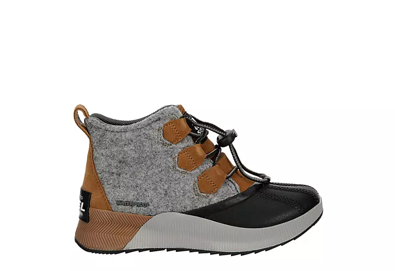 Sorel Girls Out And About Classic Lace-up Boot - Tan 2 Sorel Girls Out And About Classic Lace-up Boot - Tan - Image 2