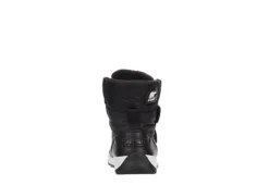 Sorel Boys Whitney Ii Strap Wp Snow Boot - Black -Fami Shoes Sales US 01 702414 04