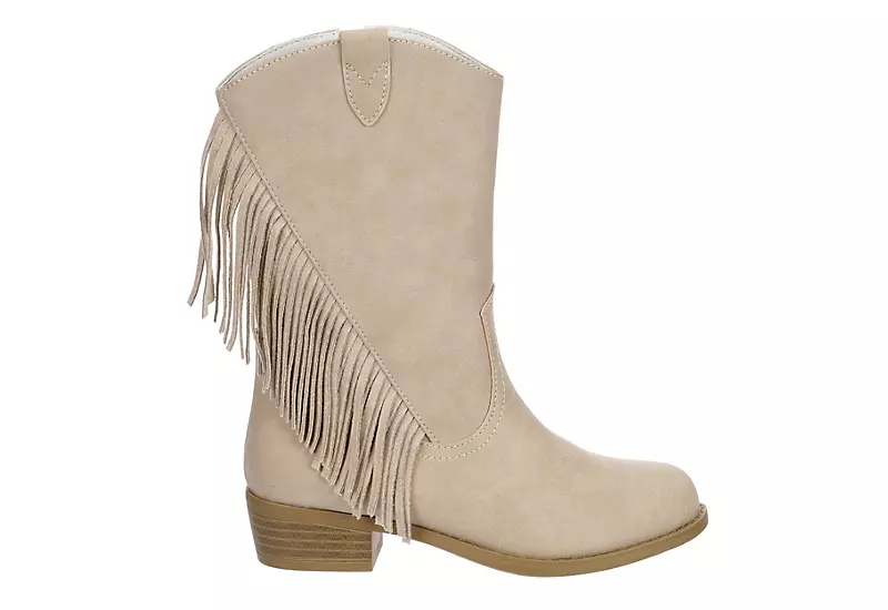Dv By Dolce Vita Girls Lillyth Western Boot - Off White 2 Dv By Dolce Vita Girls Lillyth Western Boot - Off White - Image 2