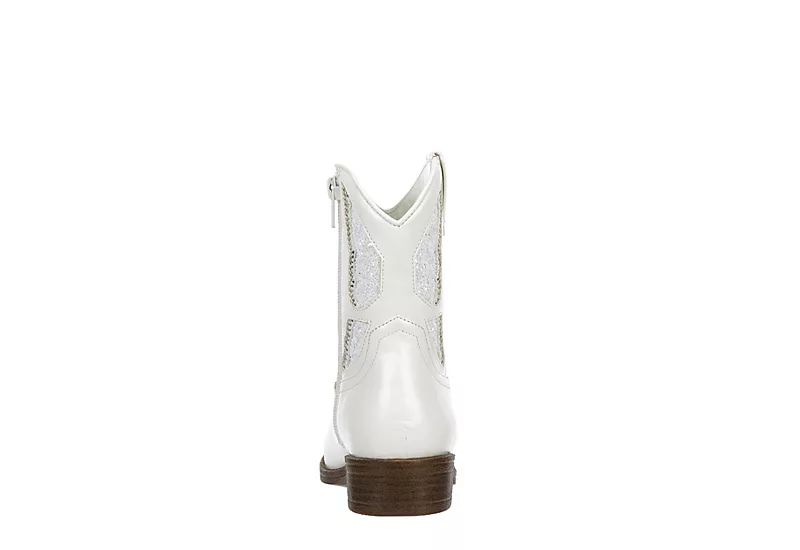 Madden Girl Girls Mpillar Western Boot - White 5 Madden Girl Girls Mpillar Western Boot - White - Image 5