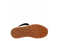 Skechers Girls Uno Cozy On Air Sneaker - Black -Fami Shoes Sales US 01 702467 06