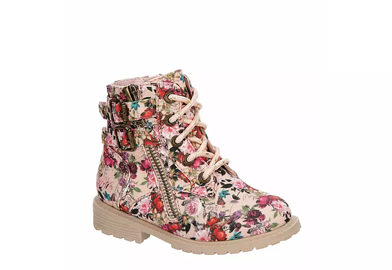 Blowfish Girls Infant Rya-t Lace-up Boot - Floral 1 Blowfish Girls Infant Rya-t Lace-up Boot - Floral