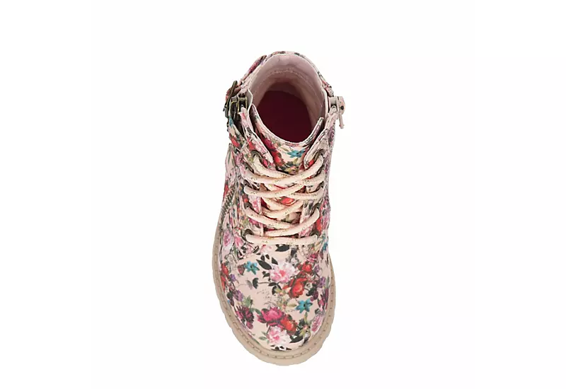 Blowfish Girls Infant Rya-t Lace-up Boot - Floral 6 Blowfish Girls Infant Rya-t Lace-up Boot - Floral - Image 6