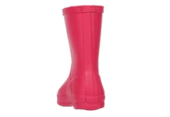 Hunter Boots Llc Girls Infant Original First Classic Rain Boot - Pink -Fami Shoes Sales US 01 702492 04