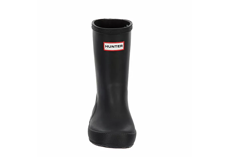 Hunter Boots Llc Boys Infant Original First Classic Rain Boot - Black 3 Hunter Boots Llc Boys Infant Original First Classic Rain Boot - Black - Image 3