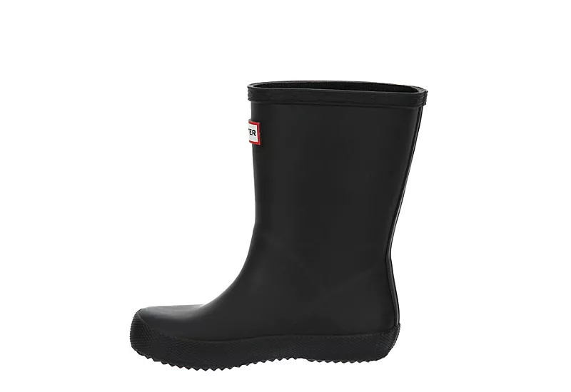 Hunter Boots Llc Boys Infant Original First Classic Rain Boot - Black 4 Hunter Boots Llc Boys Infant Original First Classic Rain Boot - Black - Image 4