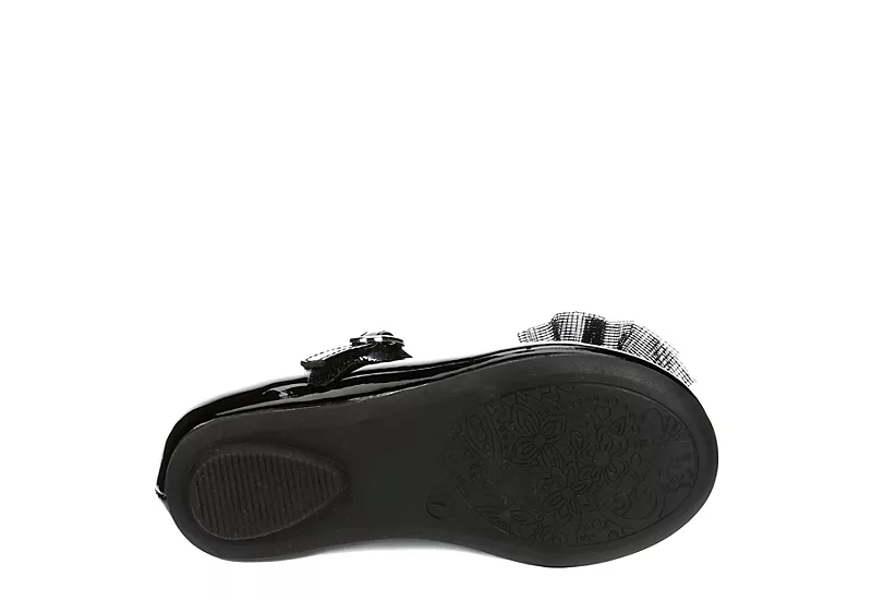 Cupcake Couture Girls Infant Bowtiful Flat - Black 7 Cupcake Couture Girls Infant Bowtiful Flat - Black - Image 7